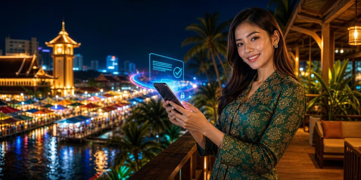 Pemain Malaysia log masuk ke akaun u17 melalui peranti mudah alih untuk menikmati kasino langsung